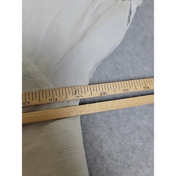 Cubavera Shirt Mens XL Blue Stripe Button Liene Blend Lightweight Embroidered - Picture 9 of 12